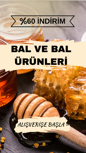 Bal ve Bal Ürünlerinde % 60 indirim